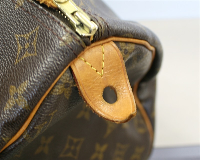 Sac à main authentique Louis Vuitton Speedy 30 monogramme marron #15876