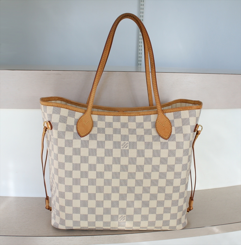 NEVERFULL MM Damier Azur