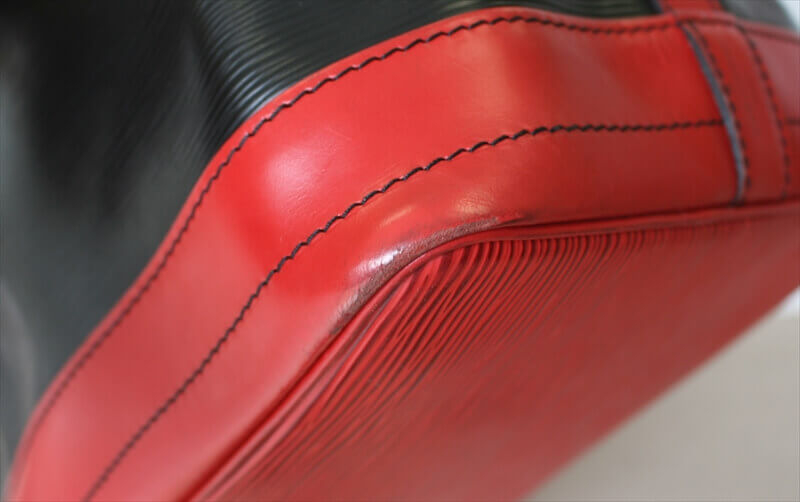 LOUIS VUITTON NOE EPI BLACK RED Bi-color