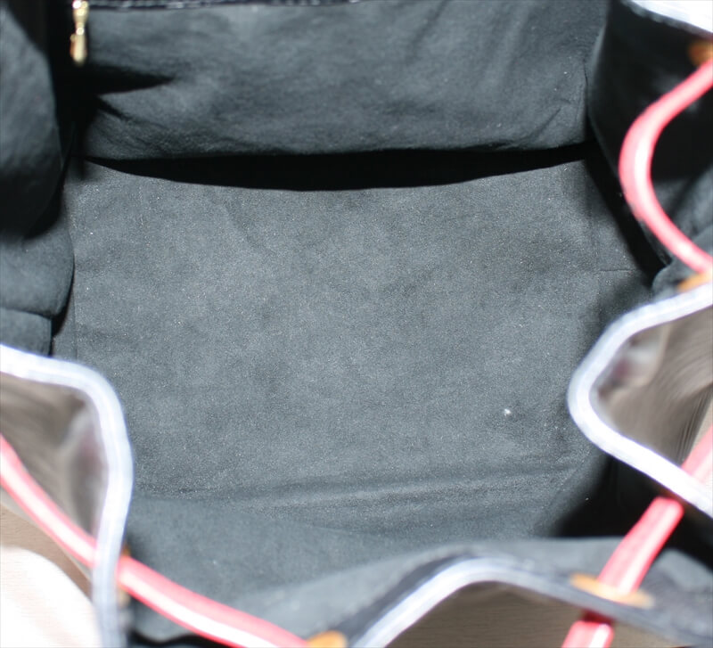 LOUIS VUITTON NOE EPI BLACK RED Bi-color