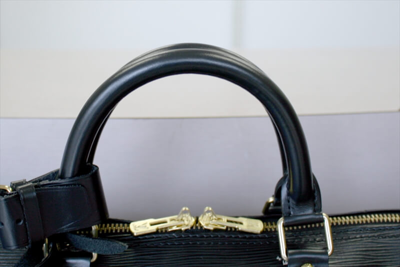 Keepall travel bag Louis Vuitton Black in Plastic - 31830003