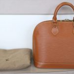LOUIS VUITTON ALMA Epi Brown Handbag