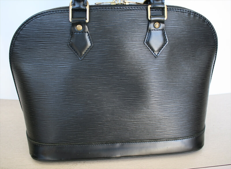 LOUIS VUITTON ALMA Epi Black Noir Handbag