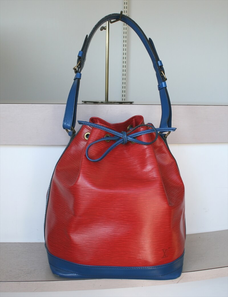 Louis Vuitton Noe M44084 EPI Bicolor Red Blue Shoulder Bag 10808