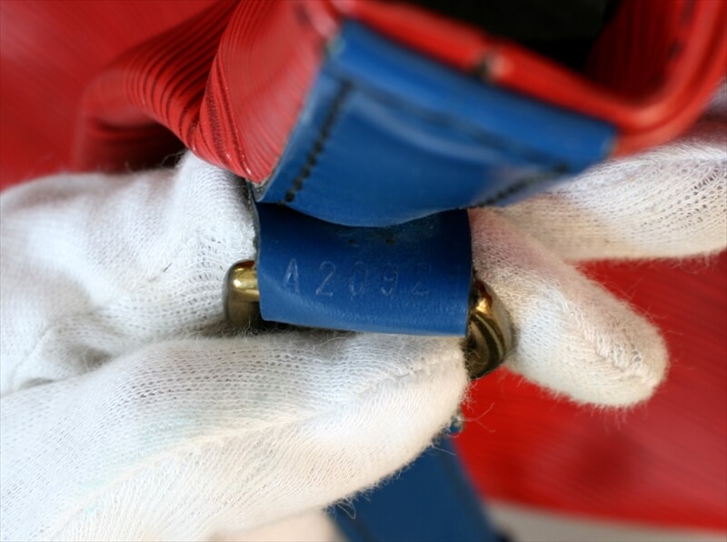 OUIS VUITTON NOE Epi Red Blue BICOLOR