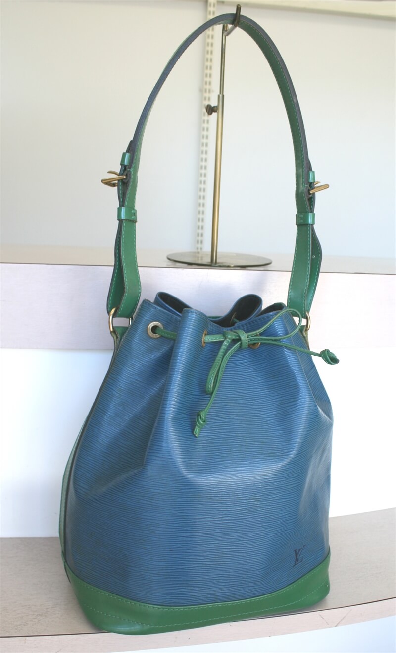 LOUIS VUITTON NOE EPI Blue&Green Shoulder Bag No.869