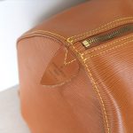 Louis Vuitton Cipango Brown Gold Epi Leather Keepall Duffle Bag L54d