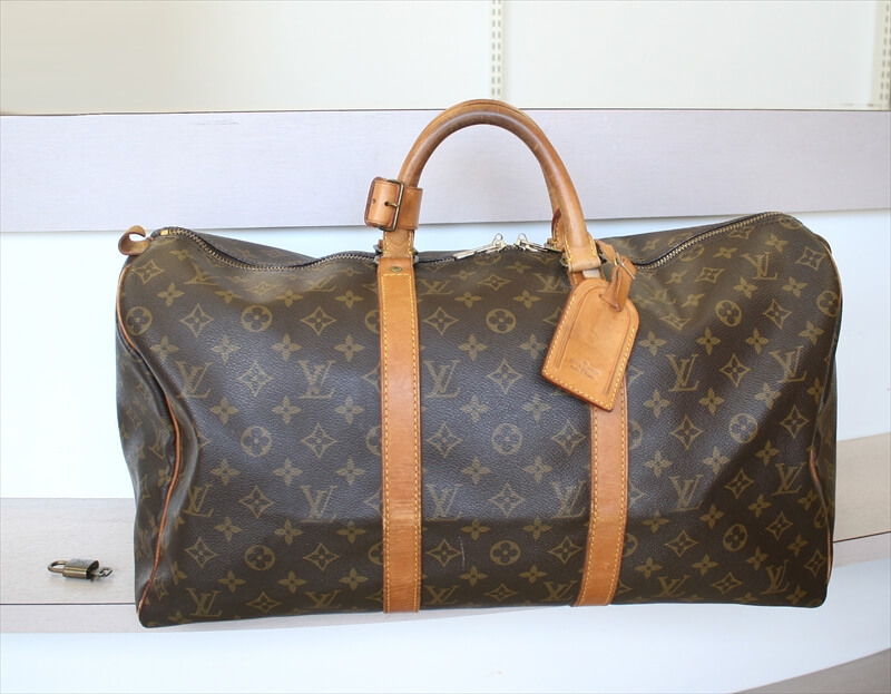 Louis+Vuitton+Virgil+Abloh+Keepall+50+Travel+Bag+M55380+Yellow+Monogram+Auth  for sale online