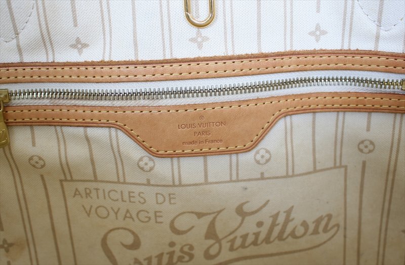 LOUIS VUITTON NEVERFULL MM Damier Azur Tote bag No.887