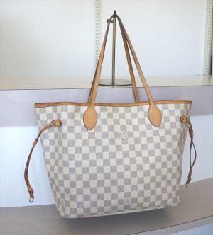 NEVERFULL MM Damier Azur