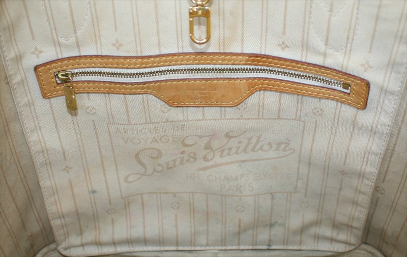 NEVERFULL MM Damier Azur