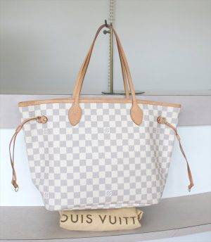 NEVERFULL MM Damier Azur