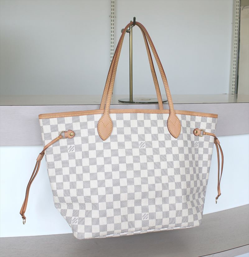 Louis Vuitton // Damier Azur Neverfull MM Tote Bag – VSP Consignment