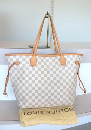 NEVERFULL MM Damier Azur
