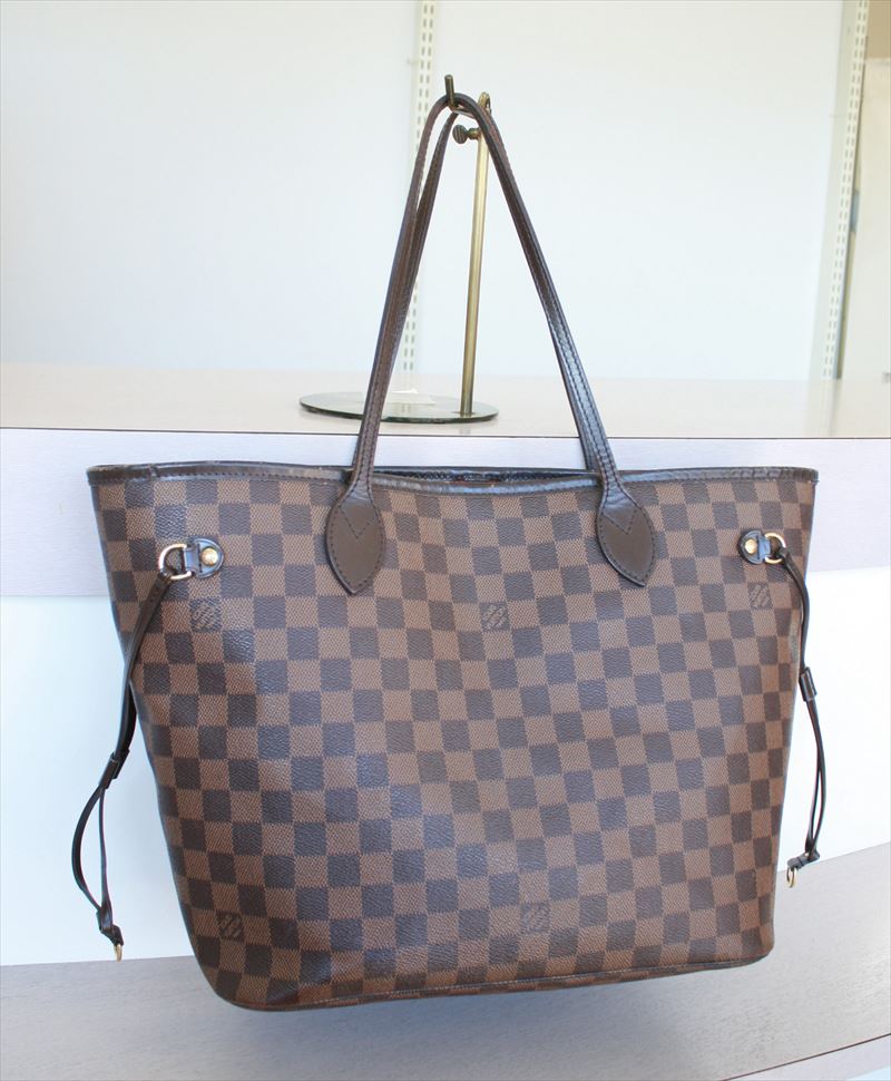 LOUIS VUITTON NEVERFULL MM Damier Ebene Tote bag No.957