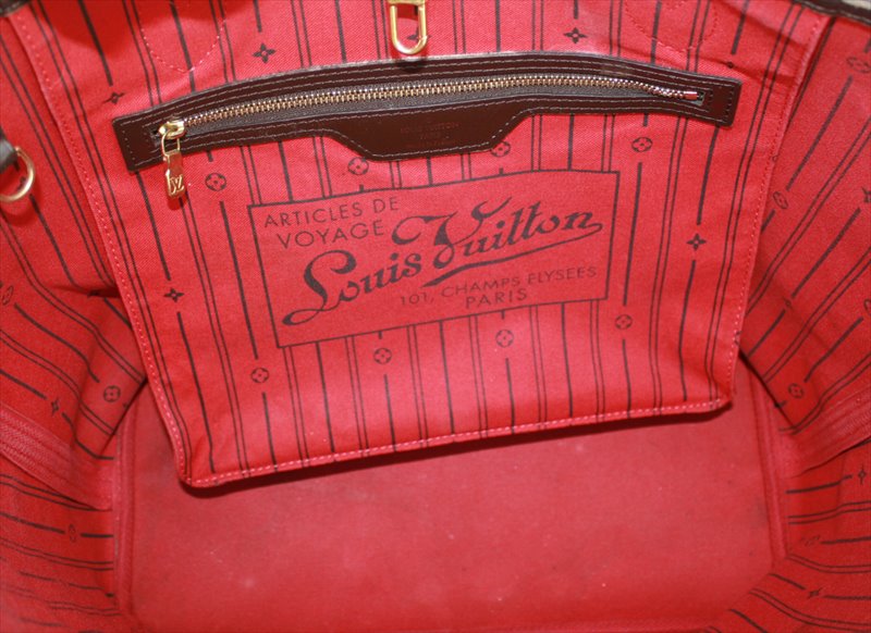 NEVERFULL MM Damier Ebene