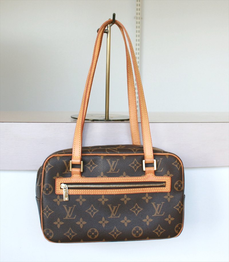 LOUIS VUITTON Louis Vuitton Monogram Cite MM Brown M51182 Women's Canvas  Handbag