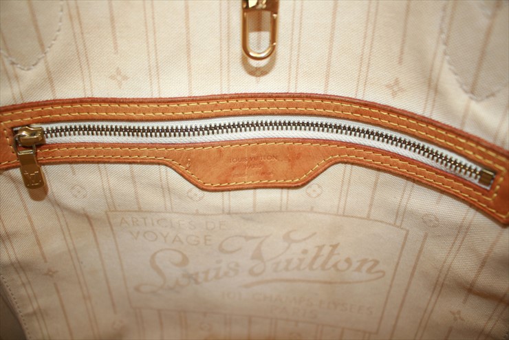 NEVERFULL MM Damier Azur