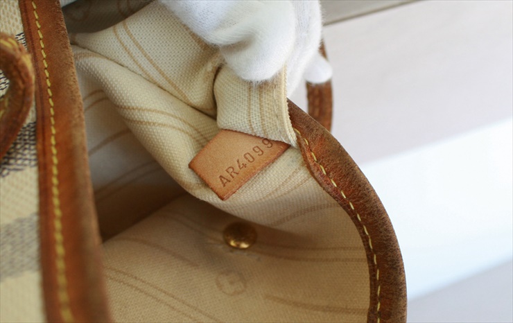 NEVERFULL MM Damier Azur