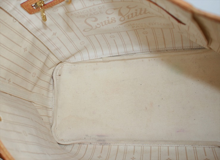 Jual LV Neverfull Small 28 cm ada Serial Number Tas Tote Bag Louis Vuitton  Damier Lentur