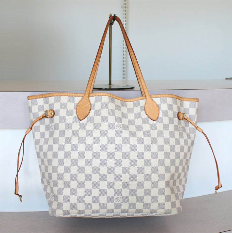 NEVERFULL MM Damier Azur