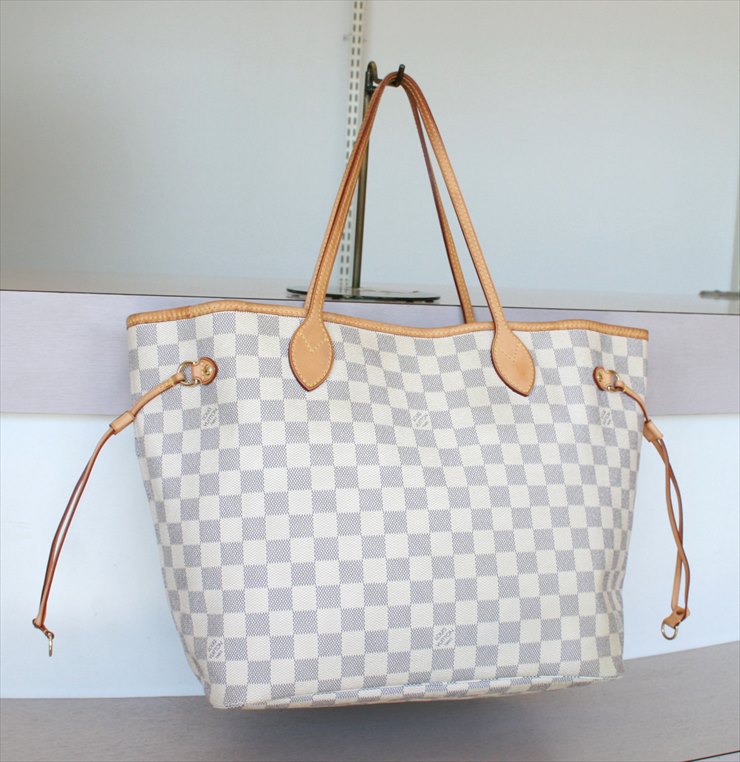 NEVERFULL MM Damier Azur