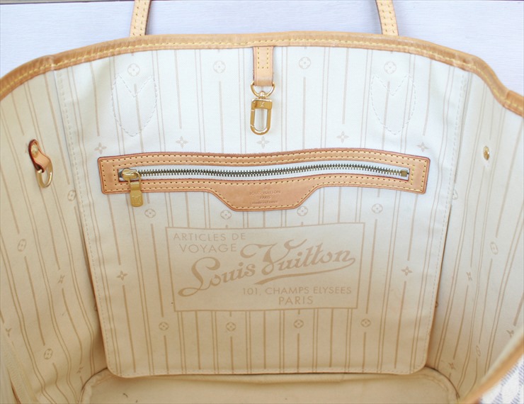 NEVERFULL MM Damier Azur