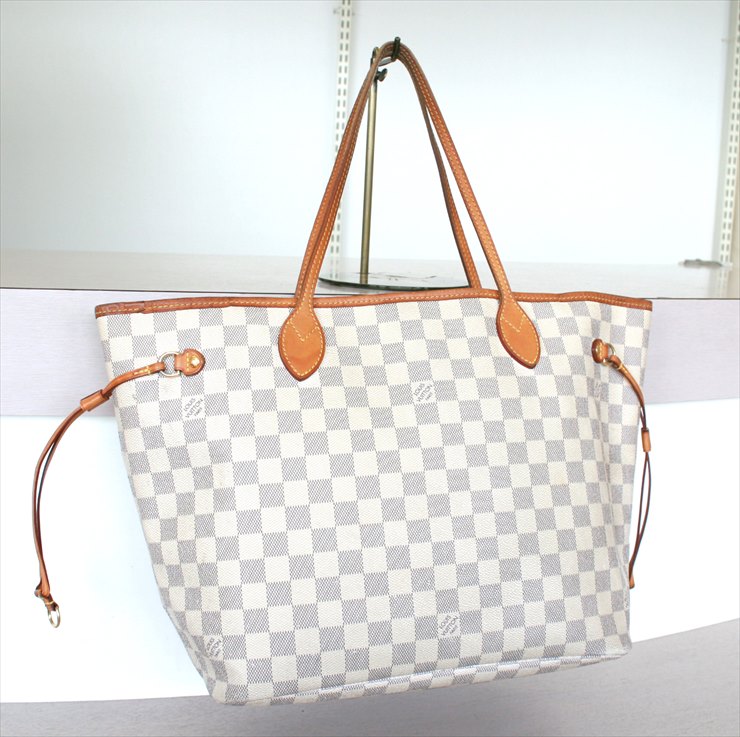 NEVERFULL MM Damier Azur