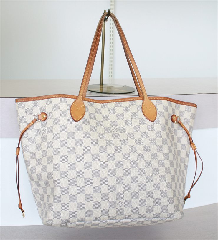 NEVERFULL MM Damier Azur