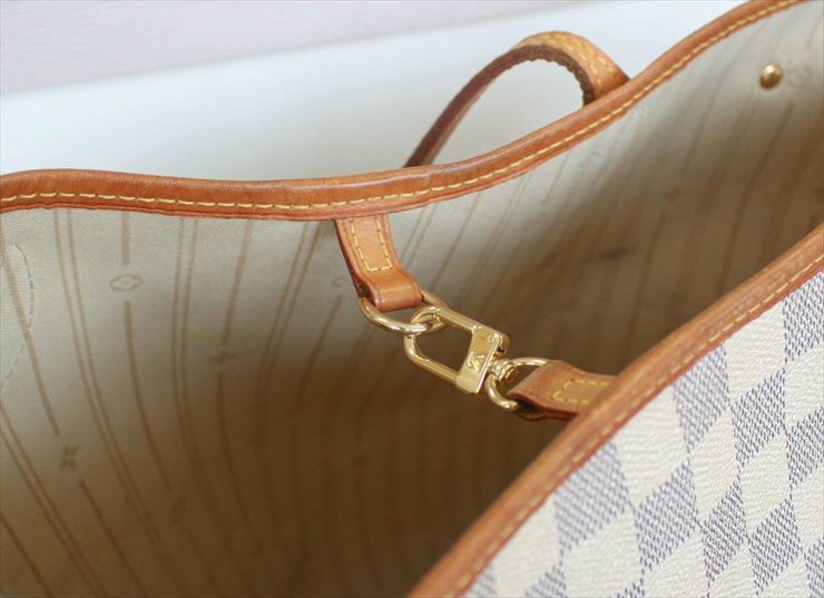 NEVERFULL MM Damier Azur