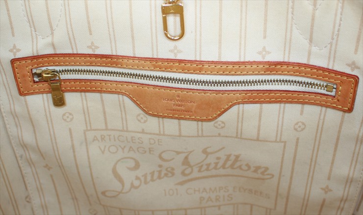 NEVERFULL MM Damier Azur