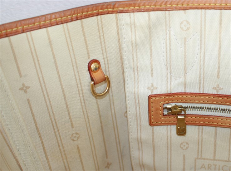 NEVERFULL MM Damier Azur