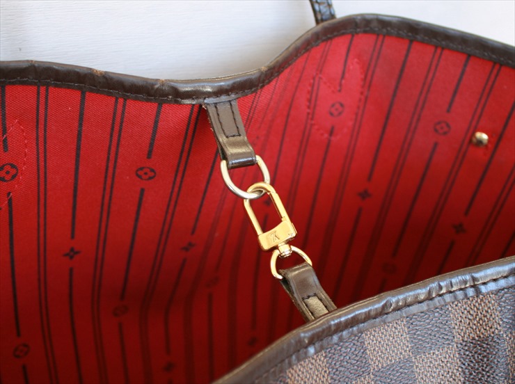 Louis Vuitton Louis Vuitton Bag Neverfull Mm Damier Ebene Canvas Tote Added  Insert N41358 C114 Leather ref.639166 - Joli Closet