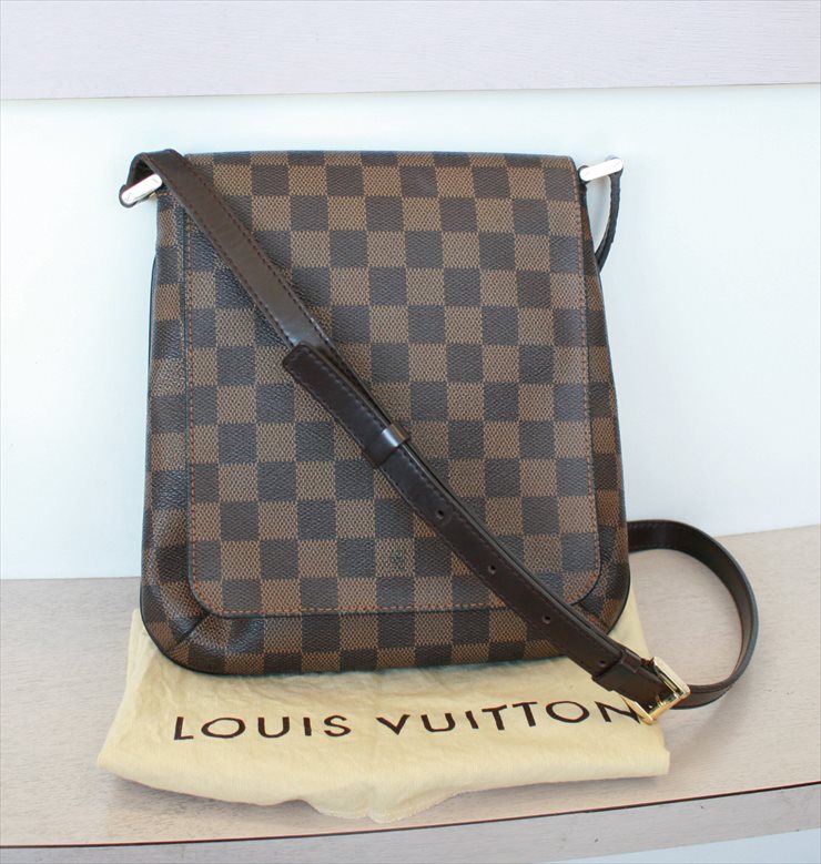 Louis Vuitton Damier Ebene Musette Salsa Long Strap Shoulder Bag