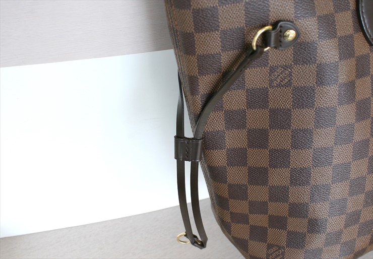 Louis Vuitton Louis Vuitton Bag Neverfull Mm Damier Ebene Canvas Tote Added  Insert N41603a1002 Leather ref.641317 - Joli Closet