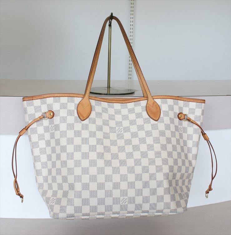 NEVERFULL MM Damier Azur