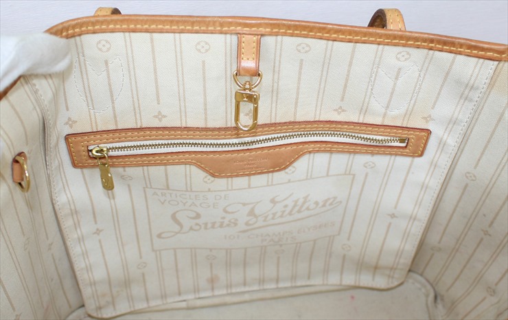 NEVERFULL MM Damier Azur