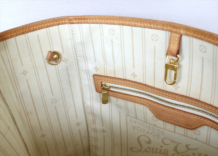 NEVERFULL MM Damier Azur