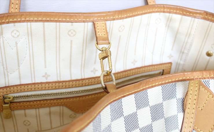 NEVERFULL MM Damier Azur