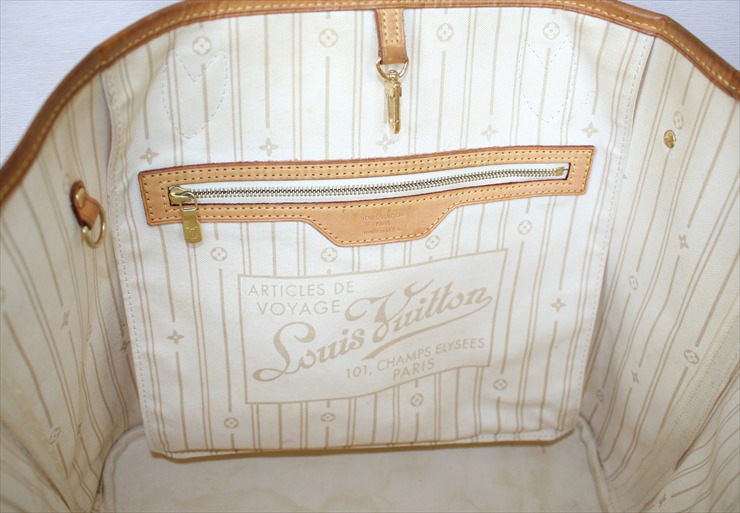 NEVERFULL MM Damier Azur