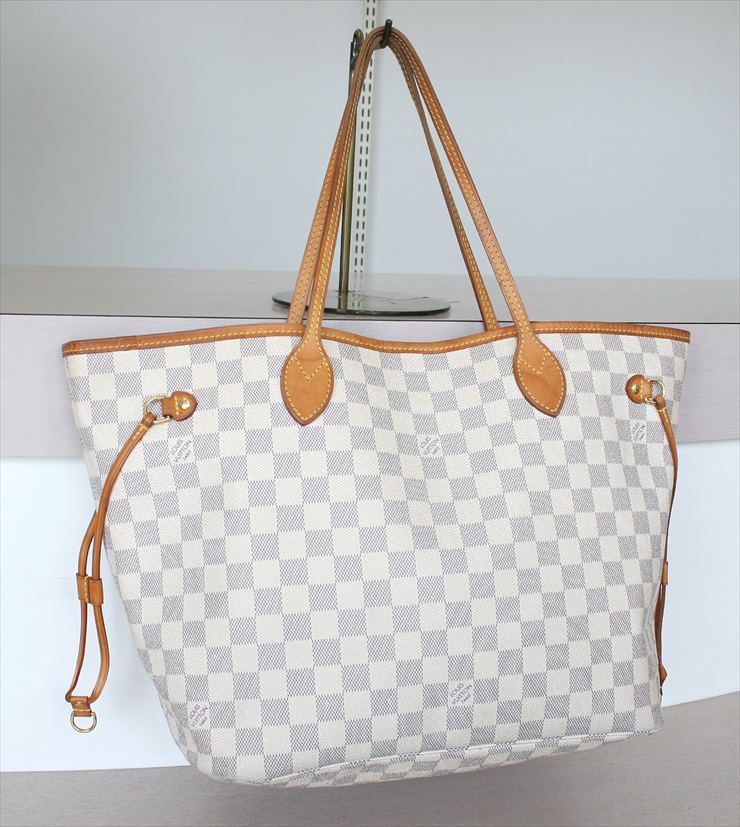NEVERFULL MM Damier Azur
