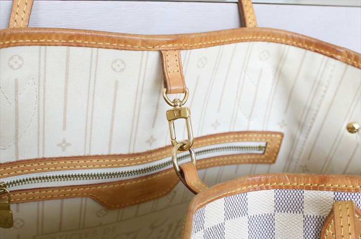 NEVERFULL MM Damier Azur