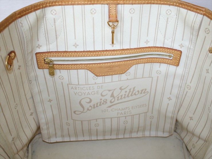 NEVERFULL MM Damier Azur