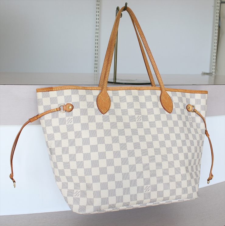 NEVERFULL MM Damier Azur
