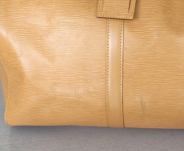 Louis Vuitton // Beige Leather Luggage Tag & Poignant Set – VSP Consignment