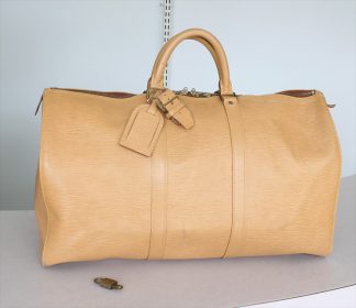 KEEPALL 50 Epi leather Beige