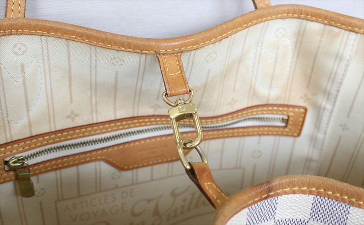 NEVERFULL MM Damier Azur