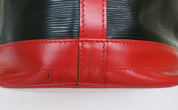 Louis Vuitton Red Epi Noe Black Leather ref.252675 - Joli Closet