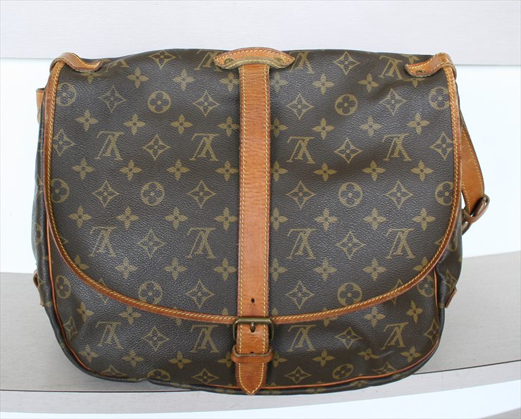 Auth Louis Vuitton Monogram Saumur 35 M42254 Women's Shoulder Bag