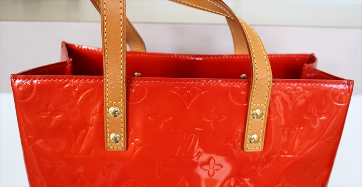 Louis Vuitton Montana Handbag Red Monogram Vernis – LovedLuxeBags